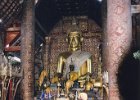 Thailand-Laos 2002 396  Buddha i templet Vat Xieng Thong i Luang Prabang Laos